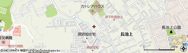 愛知県尾張旭市平子町周辺の地図