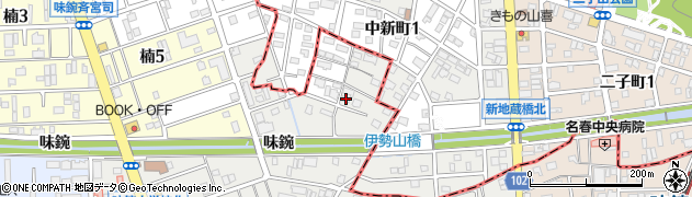 愛知県名古屋市北区楠味鋺3丁目3338周辺の地図