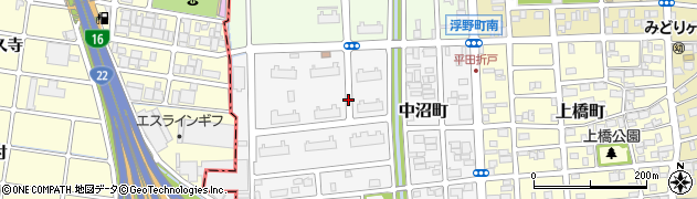 愛知県名古屋市西区中沼町周辺の地図