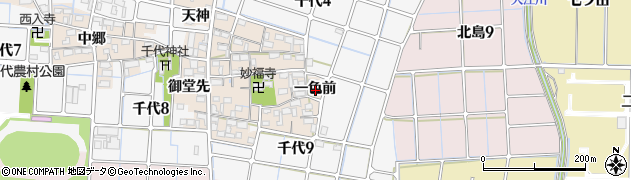 愛知県稲沢市千代町一色前周辺の地図