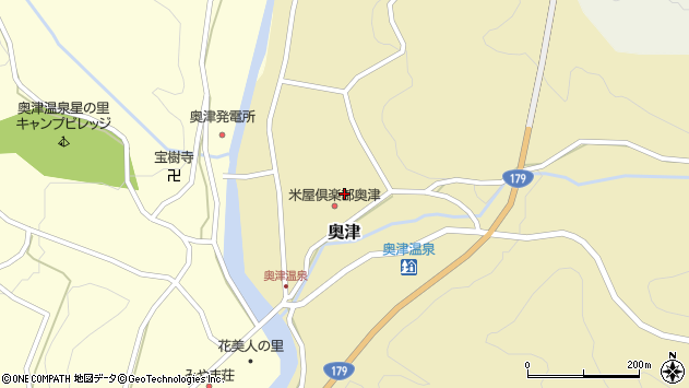 〒708-0503 岡山県苫田郡鏡野町奥津の地図