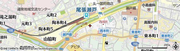 愛知県瀬戸市西蔵所町11周辺の地図