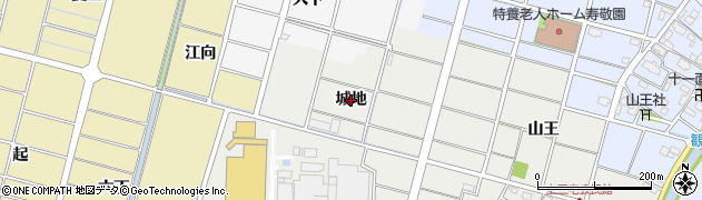 愛知県稲沢市平和町上三宅（城地）周辺の地図
