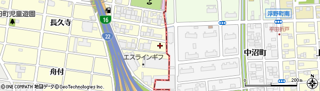愛知県清須市春日（江先）周辺の地図