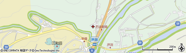 京都府福知山市三和町芦渕888周辺の地図