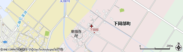 滋賀県彦根市下岡部町383周辺の地図