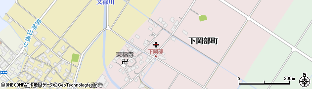 滋賀県彦根市下岡部町384周辺の地図