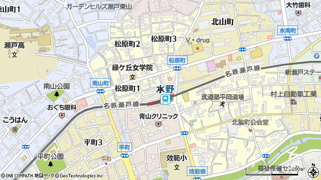 〒489-0985 愛知県瀬戸市松原町の地図