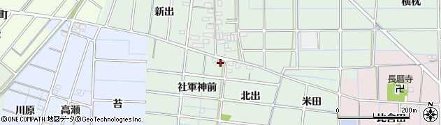愛知県稲沢市野崎町社軍神前78周辺の地図
