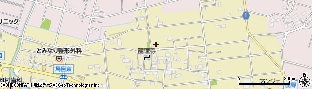 岐阜県海津市海津町馬目周辺の地図