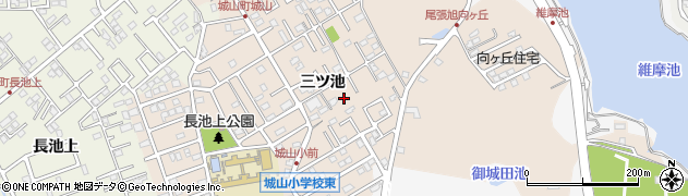 愛知県尾張旭市城山町周辺の地図