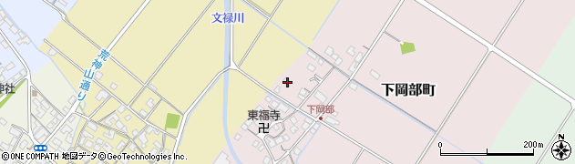 滋賀県彦根市下岡部町391周辺の地図