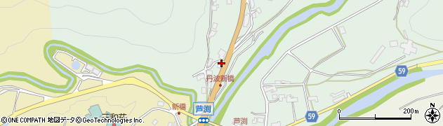 京都府福知山市三和町芦渕897周辺の地図