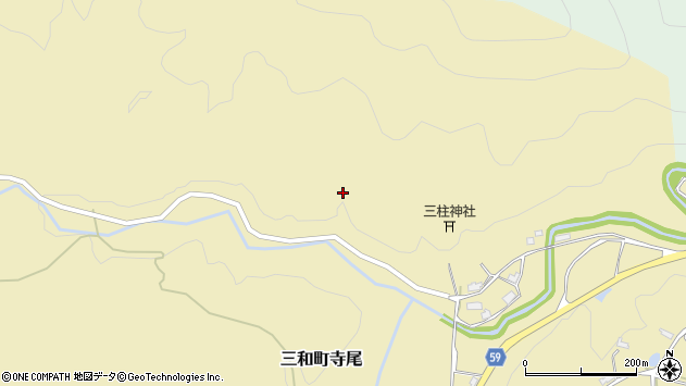 〒620-1443 京都府福知山市三和町寺尾の地図
