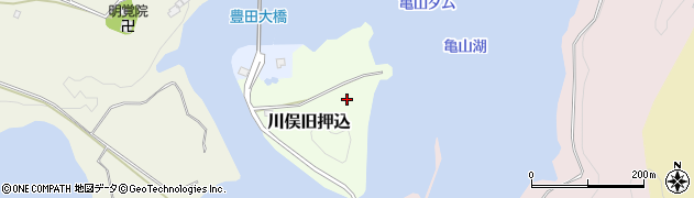 千葉県君津市川俣旧押込周辺の地図