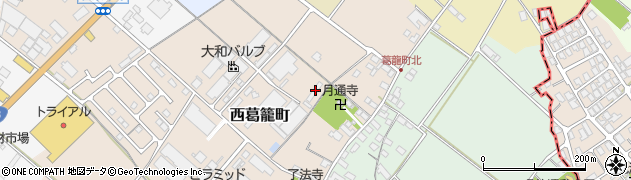 大丸工業株式会社　彦根工場周辺の地図