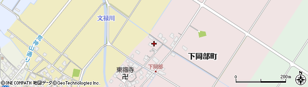 滋賀県彦根市下岡部町388周辺の地図