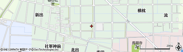 愛知県稲沢市堀之内町一丁田周辺の地図