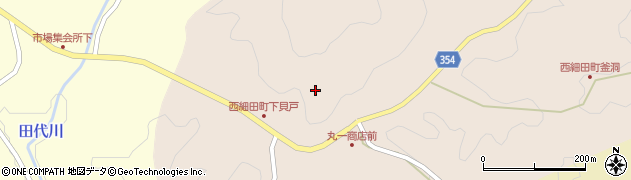愛知県豊田市西細田町周辺の地図