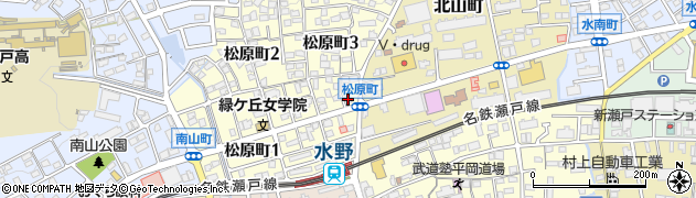 明光義塾瀬戸水野教室周辺の地図
