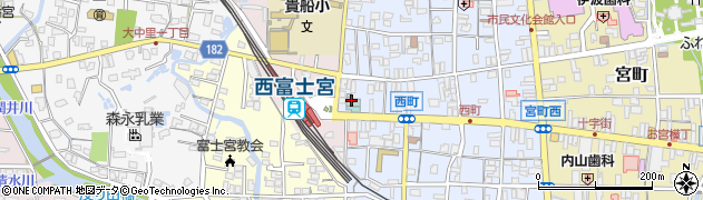 富士宮シティホテル周辺の地図