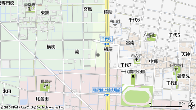 〒492-8404 愛知県稲沢市千代西町の地図