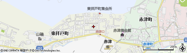 愛知県瀬戸市東拝戸町周辺の地図