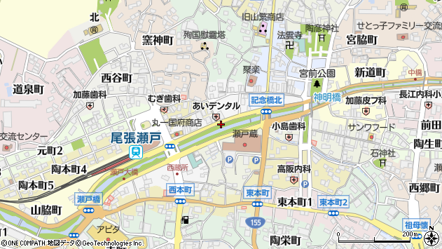 〒489-0044 愛知県瀬戸市栄町の地図