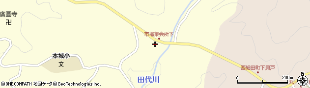 愛知県豊田市市場町（薮下）周辺の地図