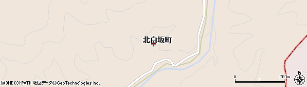 愛知県瀬戸市北白坂町周辺の地図