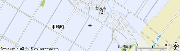 滋賀県彦根市甲崎町周辺の地図