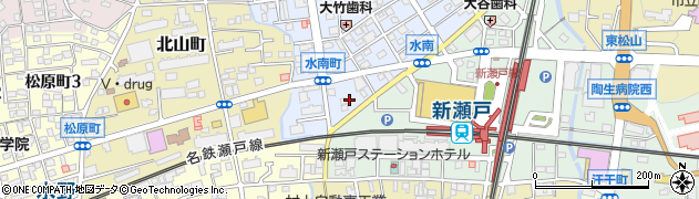 愛知県瀬戸市水南町110周辺の地図