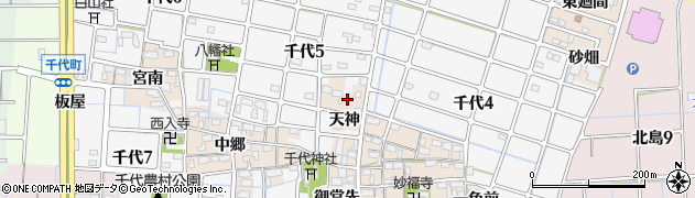愛知県稲沢市千代町東丁畑112周辺の地図