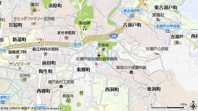 〒489-0838 愛知県瀬戸市寺本町の地図