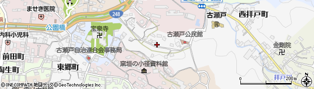 愛知県瀬戸市王子沢町周辺の地図