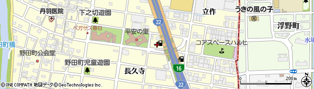 愛知県清須市春日新町周辺の地図