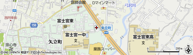 戸田書店富士宮店周辺の地図