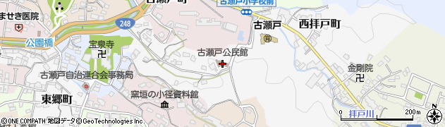 古瀬戸公民館周辺の地図