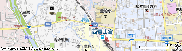 静岡県富士宮市泉町117周辺の地図