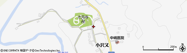 千葉県夷隅郡大多喜町小沢又523周辺の地図