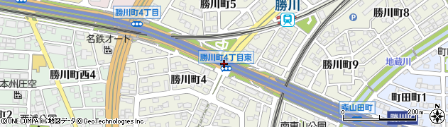 勝川町４東周辺の地図