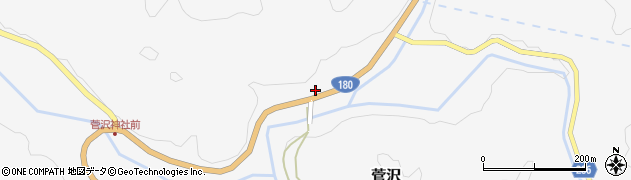 鳥取県日野郡日南町菅沢845周辺の地図
