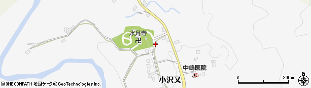 千葉県夷隅郡大多喜町小沢又519周辺の地図