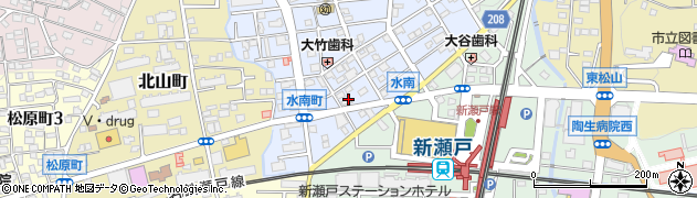愛知県瀬戸市水南町96周辺の地図