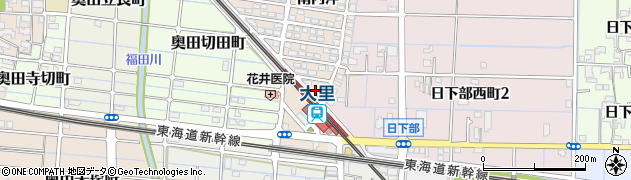愛知県稲沢市奥田町（三十番神）周辺の地図