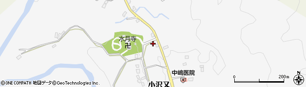千葉県夷隅郡大多喜町小沢又489周辺の地図