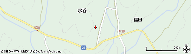 京都府船井郡京丹波町水呑本庄周辺の地図
