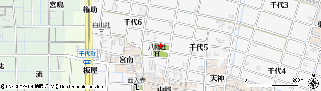 愛知県稲沢市千代町社宮地3109周辺の地図