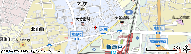 愛知県瀬戸市水南町65周辺の地図