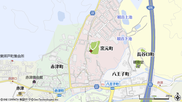 〒489-0023 愛知県瀬戸市窯元町の地図
